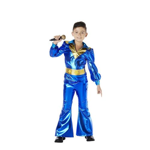 Déguisement Disco Années 70 Bleu Garçon