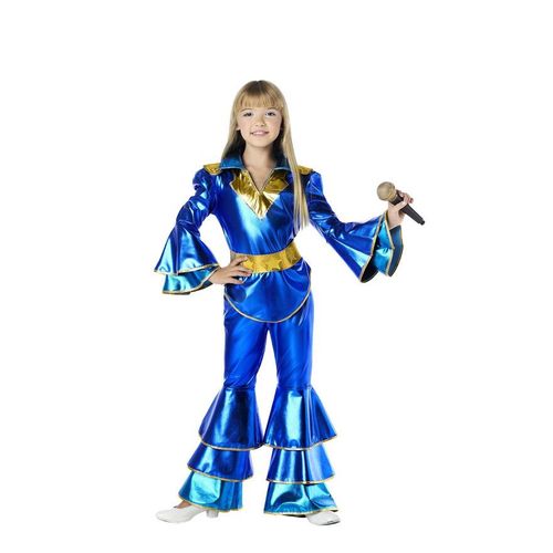 Déguisement Disco Années 70 Bleu Fille