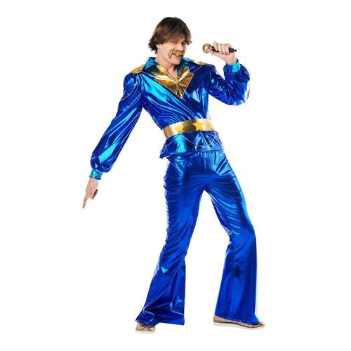 Déguisement Disco Bleu Années 70 Homme
