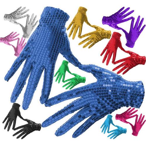 Gants À Paillettes Pour Adultes De Différentes Couleurs