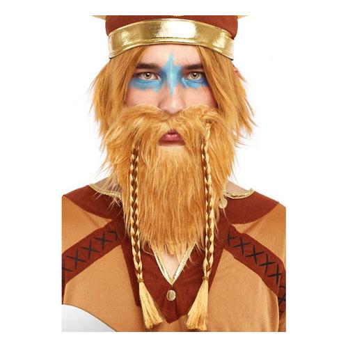 Barbe Viking Avec Tresses