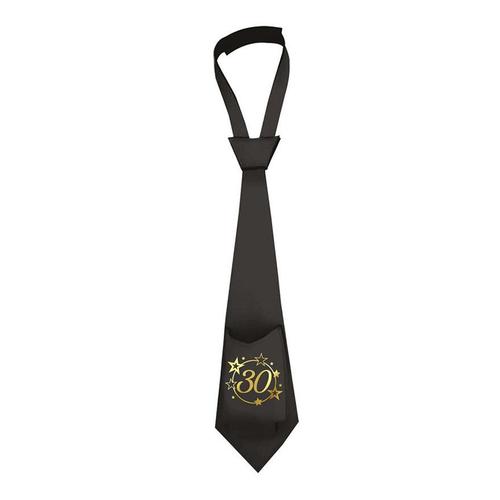 Cravate Noire Pour Les Anniversaires Et Anniversaires De 30 Ans