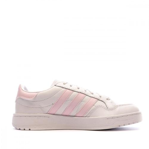 Adidas blanche outlet et rose femme