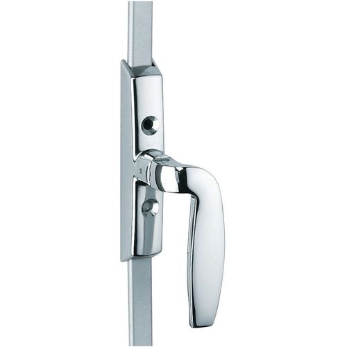 Crémone 332 blanc bouton chromé sans trigle - VACHETTE - 009909