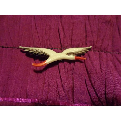 Broche Ancienne Motif Oiseau