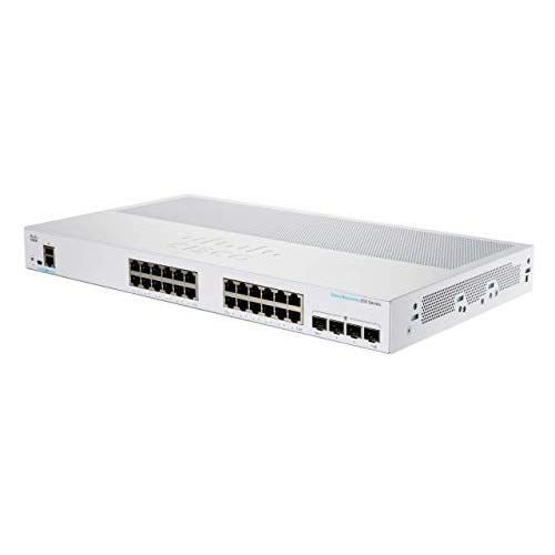 Cisco Business 250 Series CBS250-24PP-4G - Commutateur - C3 - intelligent - 24 x 10/100/1000 (PoE+) + 4 x Gigabit SFP - Montable sur rack - PoE+ (100 W)