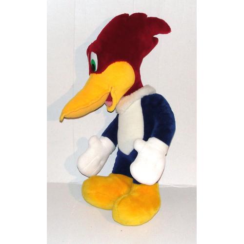 Woody Woodpecker Peluche Oiseau Le Pic Vert Grand Format 54 Cm Mascotte Du Parc Portaventura