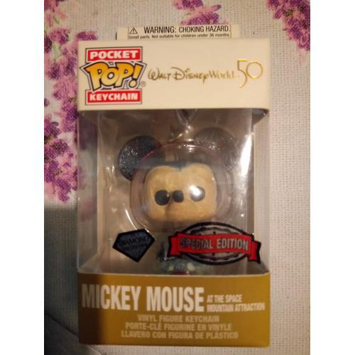 Porte-Clés Mickey Mouse Spécial Edition - Figurine En Vinyl Funko Pop - 50 Ans Walt Disney World