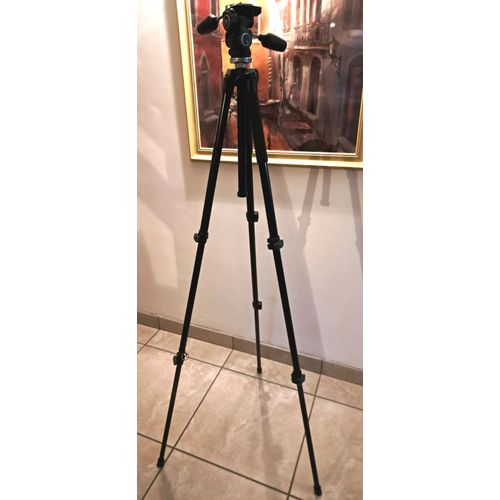Trépied Manfrotto 294A3 aluminium + rotule 3D 804RC2