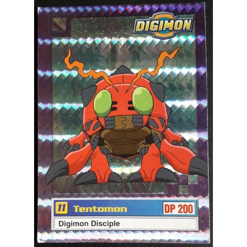 Carte Digimon - Tentomon N°11 - Dp 200 [Holo Reverse] - Digimon Disciple - 1999