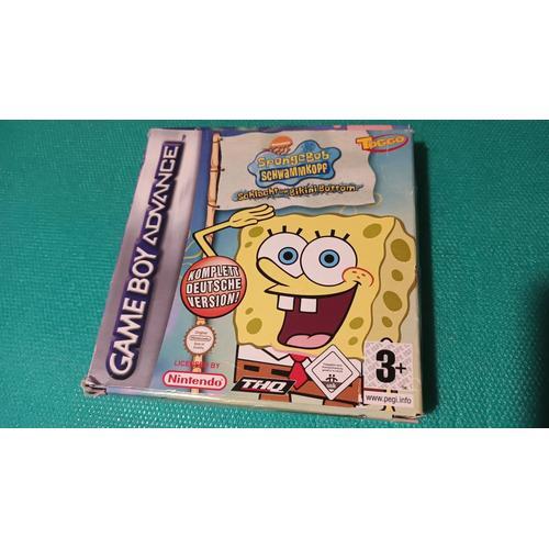 Spongebob Bob L'éponge Schwammkopf Gba Game Boy Advance Nintendo