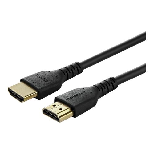StarTech.com Câble HDMI haute vitesse avec Ethernet de 2 m - 4K 60 Hz - Premium - Premium High speed - câble HDMI avec Ethernet - HDMI mâle pour HDMI mâle - 2 m - noir - pour P/N: TB3DKM2HDL