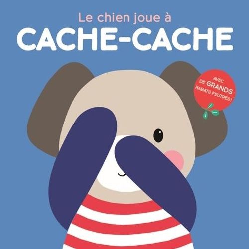 Le Chien Joue À Cache-Cache