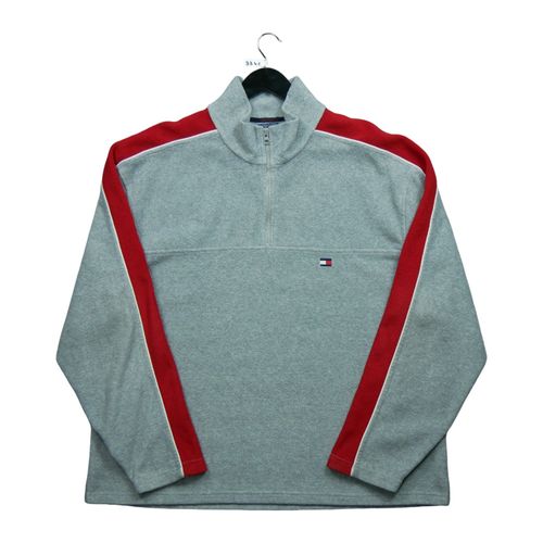 Reconditionné - Pull Polaire Tommy Hilfiger Vintage - Taille 2xl - Homme - Gris