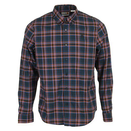 Timberland Stretch Poplin Check Shirt Angora Yd