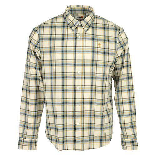 Timberland Stretch Poplin Check Shirt Angora Yd