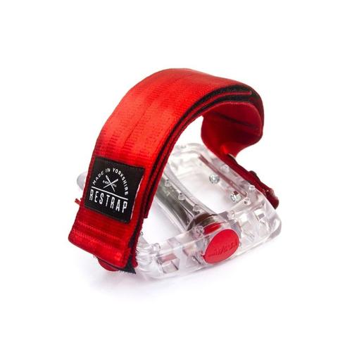 Straps Restrap Diagonal Pour Vélo À Pignon Fixe - Rouges