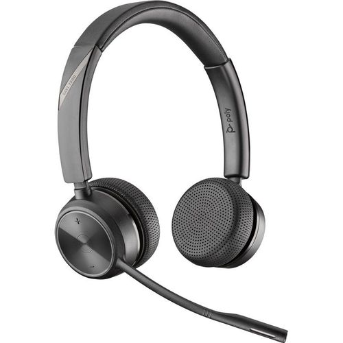 Poly Savi 7220 Office - Savi 7200 Series - micro-casque - sur-oreille - DECT - sans fil - noir