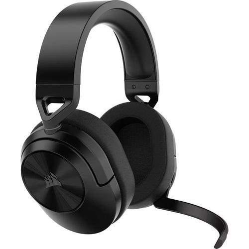 CORSAIR Gaming HS55 WIRELESS - Micro-casque - circum-aural - fréquence/Bluetooth radio de 2,4 GHz - sans fil - carbone