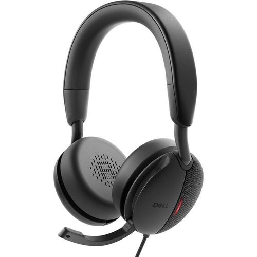 Dell Pro Wired ANC Headset WH5024 - Micro-casque - sur-oreille - filaire - Suppresseur de bruit actif - USB-C - Certifié pour Microsoft Teams, certifié Zoom