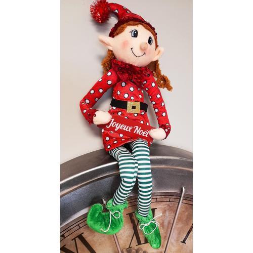 Lutin Farceur de Noël en peluche