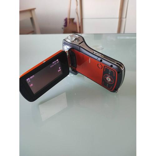 Panasonic HX-WA10 - Caméscope - 1080p - 16.8 MP - 5x zoom optique - carte Flash - sous-marin jusqu'à 3 m - orange