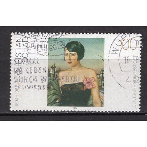 Allemagne Rfa 1994 Peinture Tableau De Peintre Allemand Oblitere