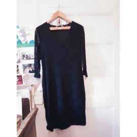 Robe En Dentelle Noire 42 Xl True Spirit.