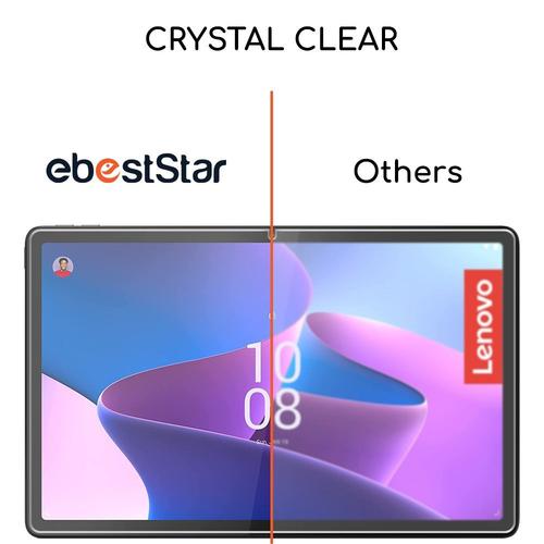 ebestStar - Housse + Film Vitre en Verre Trempé pour Lenovo Tab P12 Pur ro  Etui Slim Smart Case, Noir [Dimensions PRECISES Tablette : 285.6 x 184.5 x  5.6 mm, écran 12.6'']