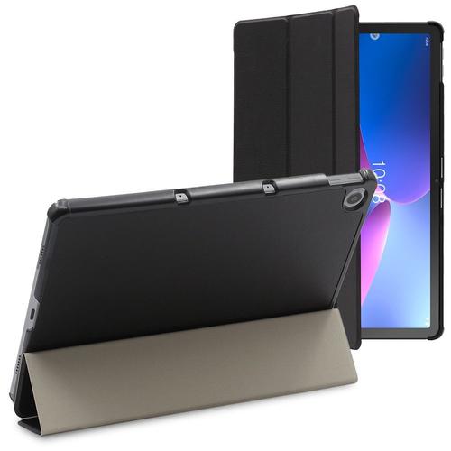 Ebeststar - Housse Lenovo Tab M10 Plus 10.6 (Gen 3) Etui Slim Smart Case Support Haute Solidité, Noir [Dimensions Tablette : 251.2 X 15.9 X 7.4 Mm, Écran 10.6'']