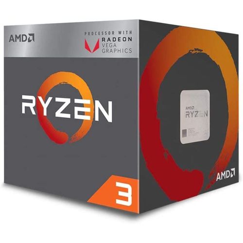 AMD Ryzen 3 2200G - 3.5 GHz - 4 curs - 4 filetages - 4 Mo cache - Socket AM4 - Box