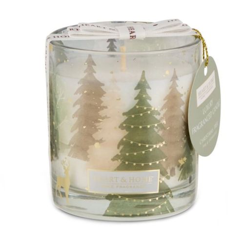 Bougie décor sapin de Noël - Heart and Home
