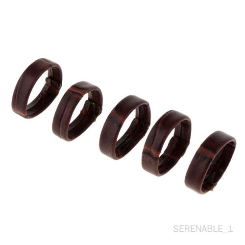 5 Pièces Anneau De En Durable Bracelet De Montre Pour Homme Et Femme 24mm Marron Foncé