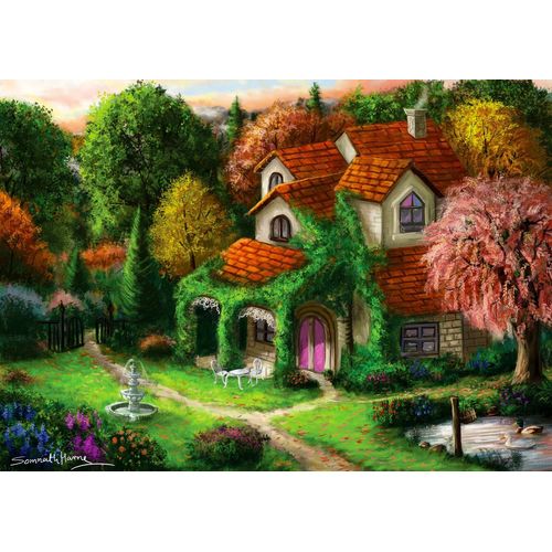 Cottage In The Forrest - Puzzle 1000 Pièces