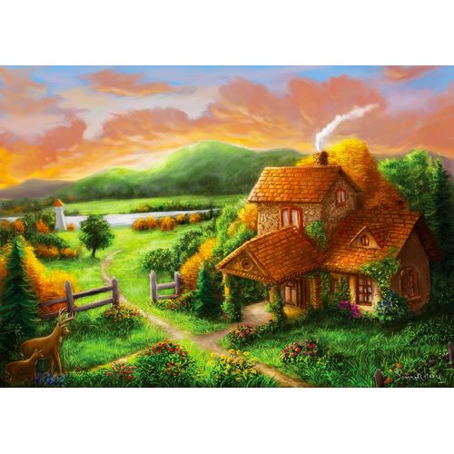 Cottage At Dusk - Puzzle 1000 Pièces