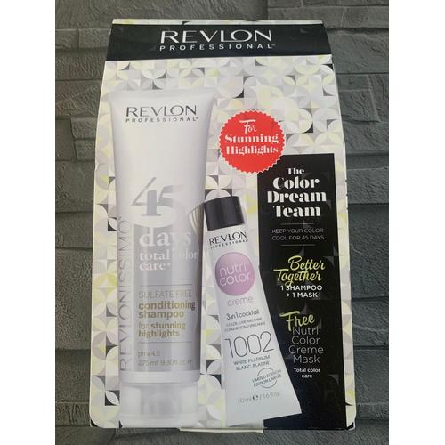 Coffret Revlon 1002 Blanc Platine (Shampoing + Masque)  