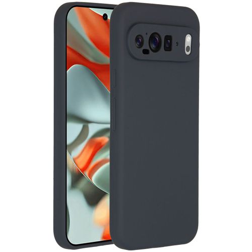 Accezz Coque Liquid Silicone Google Pixel 9 Pro Xl Bleu Foncé
