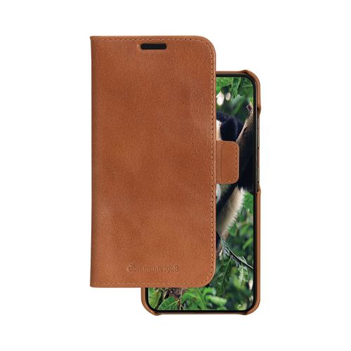 Étui Pour Samsung Galaxy S23 Folio 2 En 1 Modèle Lynge En Cuir Avec Porte-Cartes Dbramante1928 Marron Clair