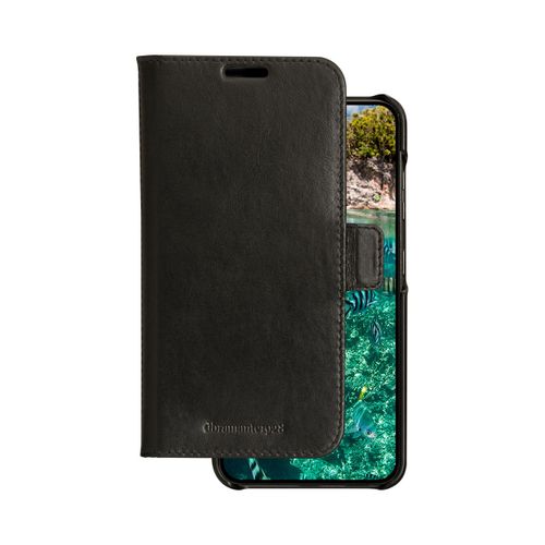 Étui Pour Galaxy S23 5g Folio 2 En 1 Modèle Lynge En Cuir Avec Porte-Cartes Dbramante1928 Noir