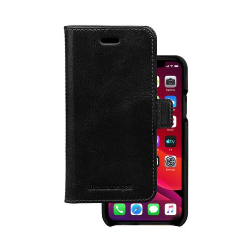 Étui Pour Iphone 11 Pro Folio 2 En 1 Modèle Lynge En Cuir Avec Porte-Cartes Dbramante1928 Noir