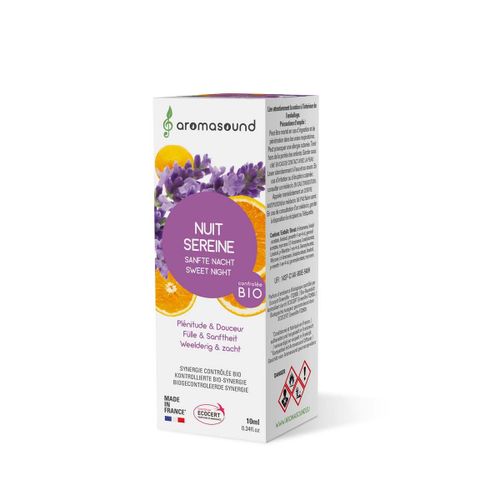 Synergie huiles essentielles aromasound Parfum nuit sereine 10 ml