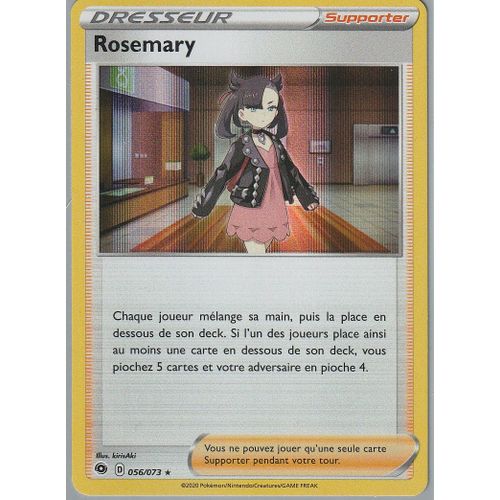 Carte Pokemon - Rosemary - 056/073 - Holo-Rare - Epee Et Bouclier 3,5 - La Voie Du Maitre -