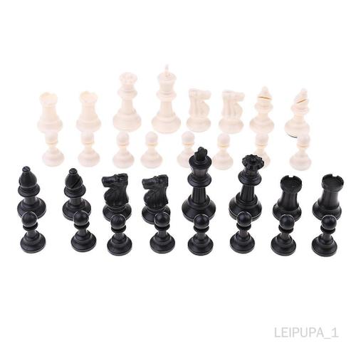 32 Pièces D'echecs En Plastique Rechange Chessmen Figures [ Evêque Chevalier]