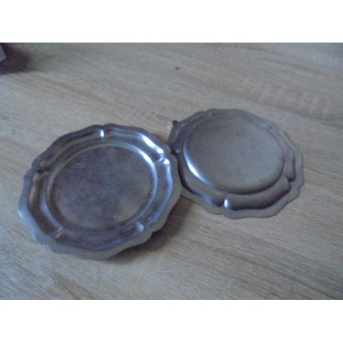 2 Coupelles En Inox