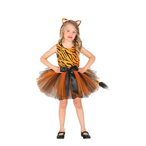 Déguisement Tigre Avec Tutu Et Noeud Pour Fille