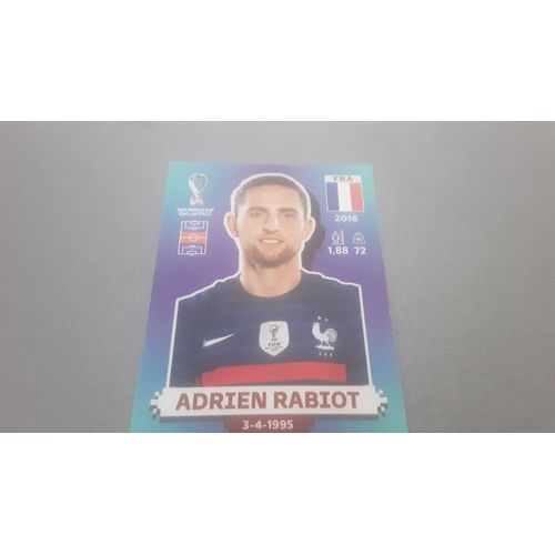 Image Panini Foot Fifa World Cup Qatar 2022,Rabiot, France