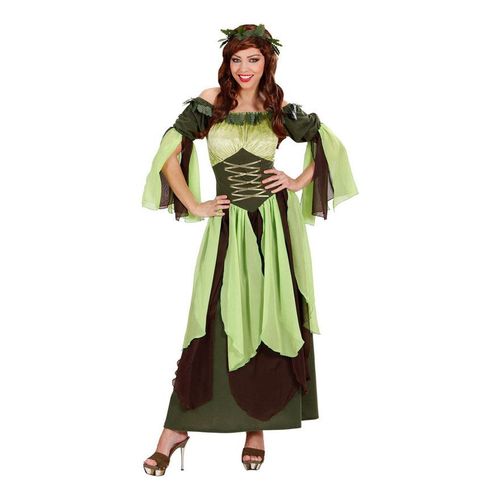 Déguisement Médiéval Vert Dame Nature Femme