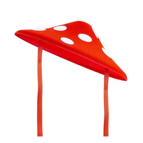 Chapeau En Feutre Champignon Rouge