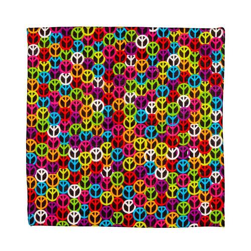 Bandana Symbole De La Paix 55x55 Cm