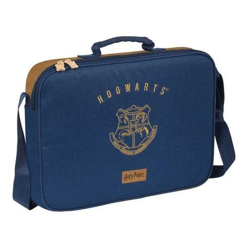 Cartable d'école Harry Potter Magical Marron Blue marine (38 x 28 x 6 cm)